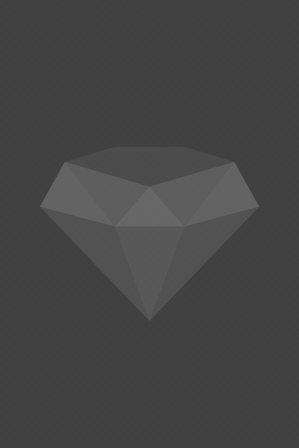 A diamond is shown in the dark.