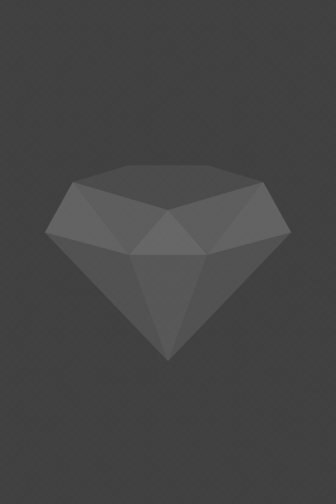 A diamond is shown in the dark.