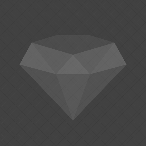 A diamond is shown in the dark.